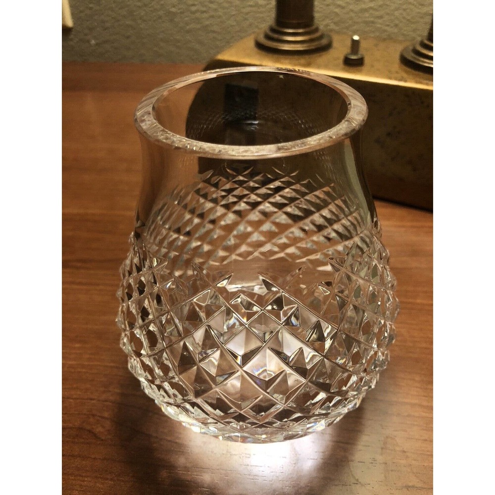 WATERFORD Crystal Glass ALANA Hurricane Candle Holder Lamp Shade Only